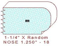 Nosing 1-1/4" - 18 Nosing 1-1/4" - 18