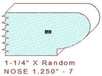 Nosing 1-1/4" - 7 Nosing 1-1/4" - 7
