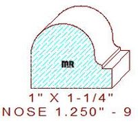 Nosing 1-1/4" - 9 Nosing 1-1/4" - 9