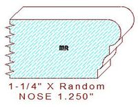 Nosing 1-1/4" Nosing 1-1/4"