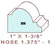Nosing 1-3/8" - 1 Nosing 1-3/8" - 1