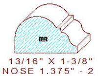 Nosing 1-3/8" - 2 Nosing 1-3/8" - 2
