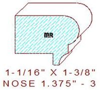 Nosing 1-3/8" - 3 Nosing 1-3/8" - 3