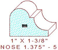 Nosing 1-3/8" - 5 Nosing 1-3/8" - 5