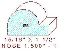 Nosing 1-1/2" - 1 Nosing 1-1/2" - 1
