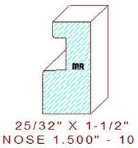 Nosing 1-1/2" - 10