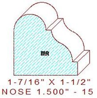 Nosing 1-1/2" - 15 Nosing 1-1/2" - 15