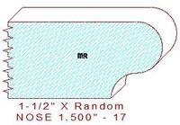 Nosing 1-1/2" - 17 Nosing 1-1/2" - 17