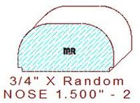 Nosing 1-1/2" - 2 Nosing 1-1/2" - 2