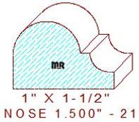 Nosing 1-1/2" - 21 Nosing 1-1/2" - 21