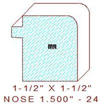 Nosing 1-1/2" - 24 Nosing 1-1/2" - 24