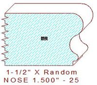 Nosing 1-1/2" - 25 Nosing 1-1/2" - 25