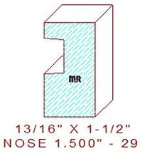Nosing 1-1/2" - 29 Nosing 1-1/2" - 29