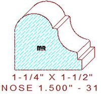Nosing 1-1/2" - 31 Nosing 1-1/2" - 31