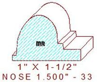 Nosing 1-1/2" - 33 Nosing 1-1/2" - 33