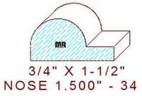 Nosing 1-1/2" - 34 Nosing 1-1/2" - 34