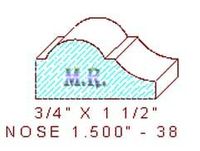Nosing 1-1/2" - 38 Nosing 1-1/2" - 38