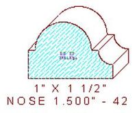 Nosing 1-1/2" - 42 Nosing 1-1/2" - 42