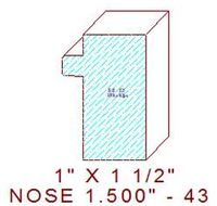 Nosing 1-1/2" - 43