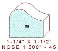 Nosing 1-1/2" - 45 Nosing 1-1/2" - 45