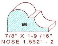 Nosing 1-9/16" - 2 Nosing 1-9/16" - 2