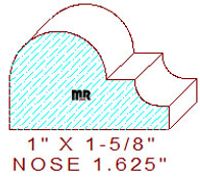 Nosing 1-5/8" Nosing 1-5/8"