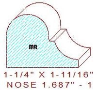 Nosing 1-11/16" - 1 Nosing 1-11/16" - 1