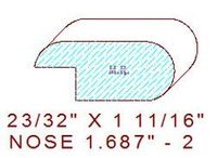 Nosing 1-11/16" - 2 Nosing 1-11/16" - 2