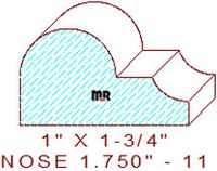 Nosing 1-3/4" - 11 Nosing 1-3/4" - 11