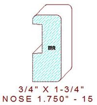 Nosing 1-3/4" - 15 Nosing 1-3/4" - 15