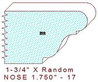 Nosing 1-3/4" - 17 Nosing 1-3/4" - 17