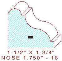 Nosing 1-3/4" - 18 Nosing 1-3/4" - 18