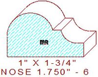 Nosing 1-3/4" - 6 Nosing 1-3/4" - 6