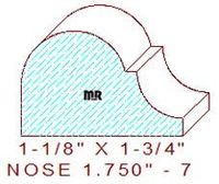 Nosing 1-3/4" - 7 Nosing 1-3/4" - 7