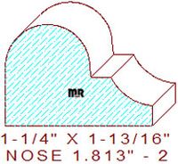 Nosing 1-13/16" - 2 Nosing 1-13/16" - 2
