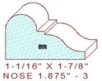 Nosing 1-7/8" - 3 Nosing 1-7/8" - 3