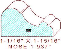 Nosing 1-15/16" Nosing 1-15/16"