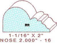 Nosing 2" - 16 Nosing 2" - 16