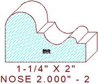 Nosing 2" - 2 Nosing 2" - 2