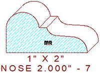 Nosing 2" - 7 Nosing 2" - 7