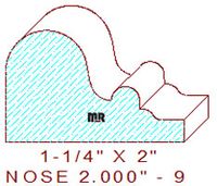 Nosing 2" - 9 Nosing 2" - 9