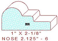 Nosing 2-1/8" - 6