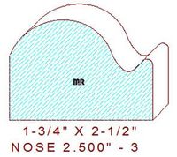 Nosing 2-1/2" - 3 Nosing 2-1/2" - 3