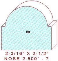 Nosing 2-1/2" - 7