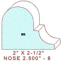 Nosing 2-1/2" - 8