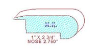 Nose Moulding 2-3/4"