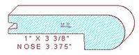 Nosing 3-3/8" Nosing 3-3/8"