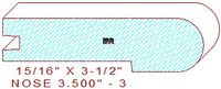 Nosing 3-1/2" - 3 Nosing 3-1/2" - 3