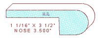 Nosing 3-1/2"