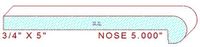 Nosing 5" Nosing 5"